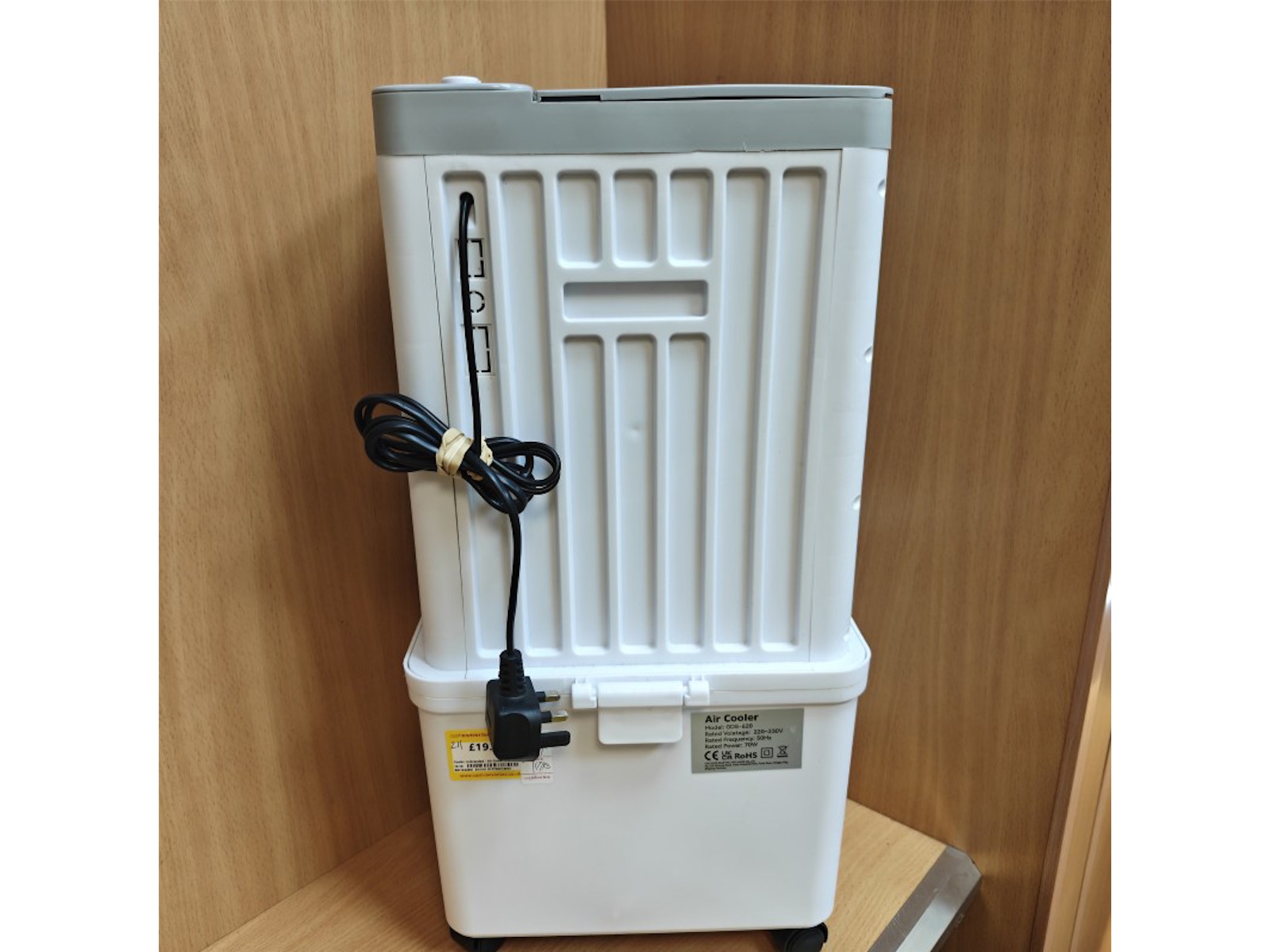 Notepad Cooler Unbranded Air Cooler (Gds-620) Grey | 015700313933 | Cash Converters