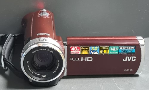 Jvc Camcorder With Charger Red 018000203395 Cash Converters