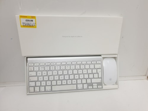 Apple Wireless Computer Keyboard & Mouse. A1314 / A1296 Black ...