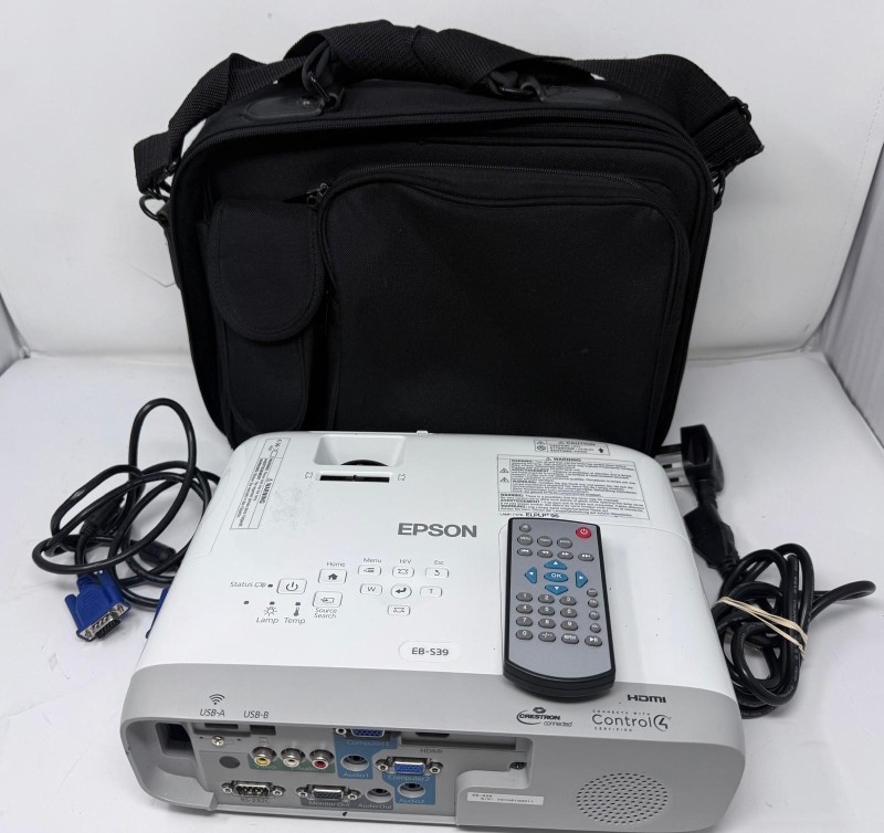 Projector S39 Epson Eb-S39 Home Cinema Projector Hdmi 3,300 Lumens (131 Lamp Hours ...