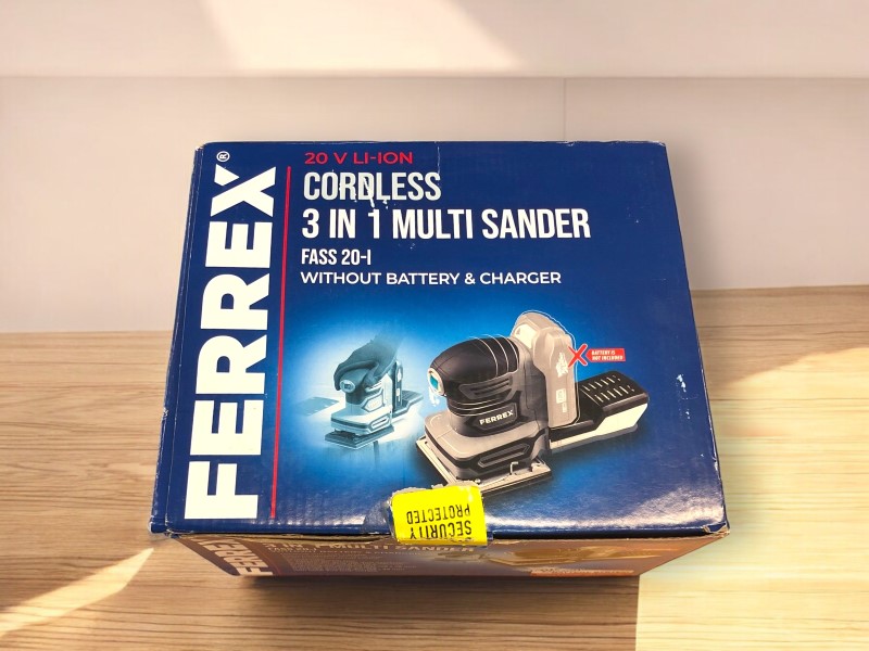 Ferrex cordless sander best sale