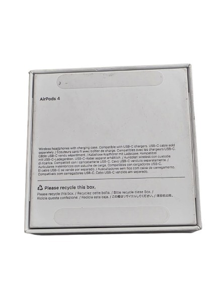 Apple Airpods 4 Mxp63zm/A White for £81.22 Second Hand