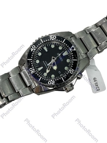 Seiko Watch Mens Divers 5M62-0Bl0 Kinetic Divers Watch