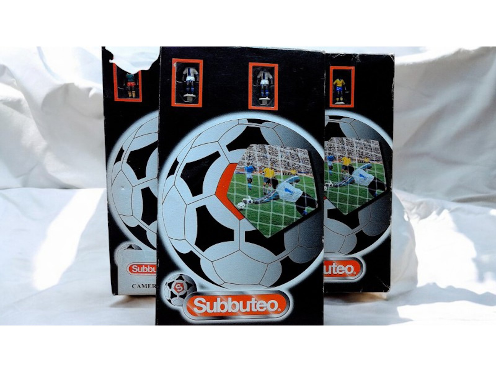 Board Game Subbuteo Set With 3 X Player Packs Full Pitch Hordings And ...