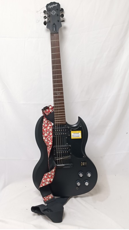 Epiphone Sg Xii Goth Matte Black Black for £319.99 Second Hand