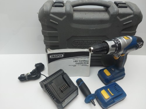 Draper 18v hotsell cordless drill