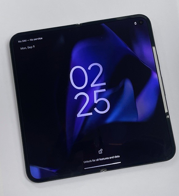Google Pixel 9 Pro Fold 256GB Black for £749.00 Second Hand Google Pixel 9 Pro Fold 256GB Black for £749.00 Second Hand