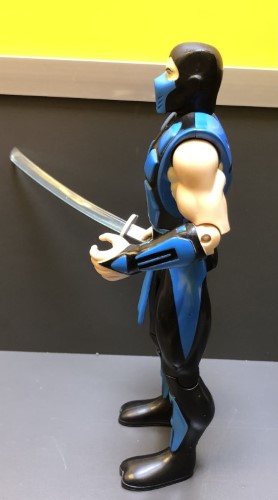 Mortal Kombat Trilogy Toy Island Sub Zero 10 Inch Figure Vintage 90’S