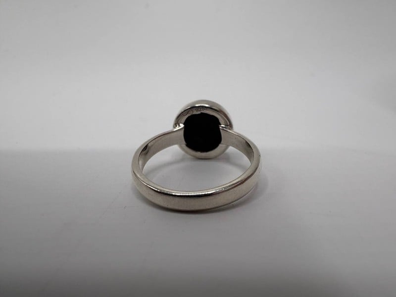 Brand New Seraphinite Ring Silver Unisex Ring With Stone Size O ...