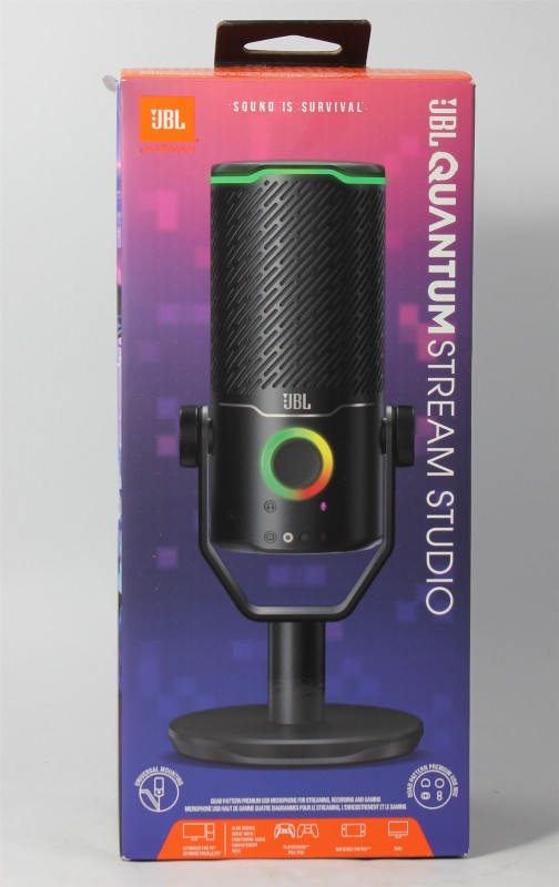 JBL Quantum Stream Studio Microphone Black | 042800155135 | Cash Converters