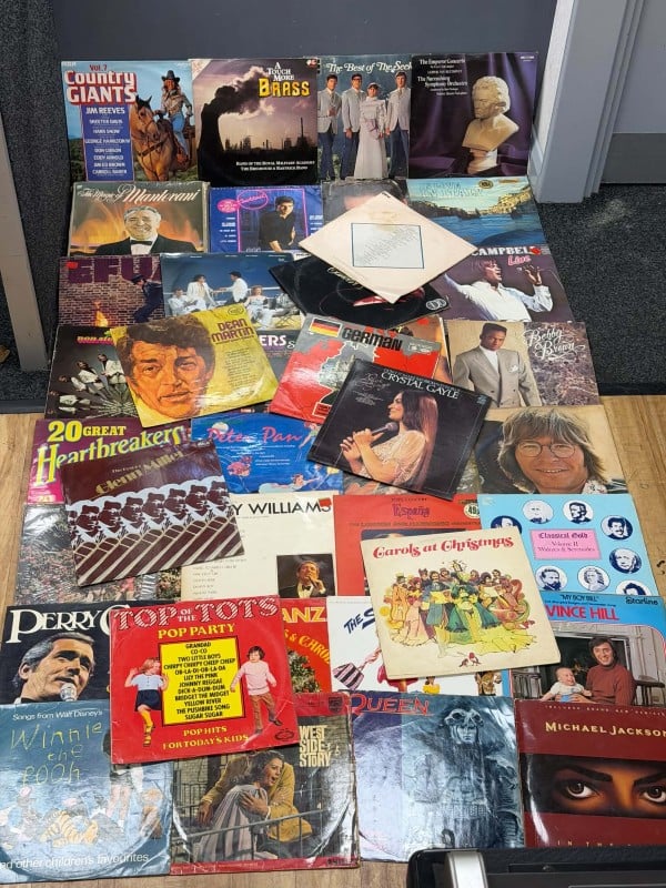 Collection Of Vinyl Albums (40) Bulk Buy (12