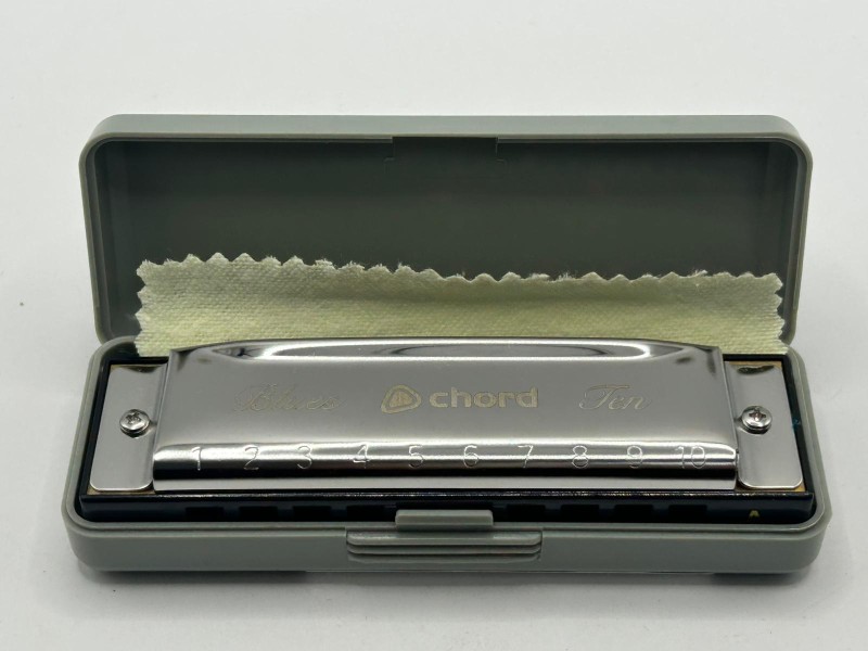 Harmonica Diatonique Swan Blues En Sol Do Majeur - 10 Trous Silver