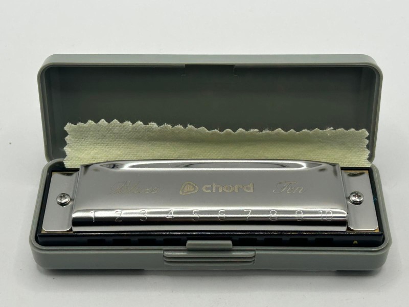 Harmonica Diatonique Swan Blues En Sol Do Majeur - 10 Trous Silver