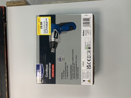 Wickes Cordless Screwdriver Blue 035400160821 Cash Converters