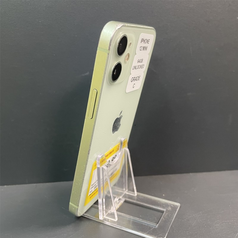 Apple iPhone 12 Mini 77% Battery Health 64GB Green for £99.98