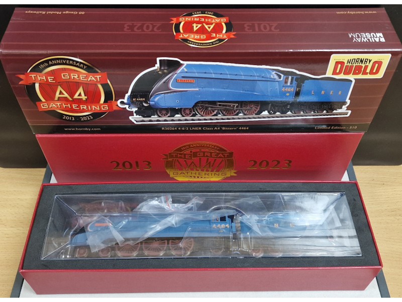 Hornby 00 Gauge - R30264 - Lner Class A4 'Bittern' Great Gathering (New ...
