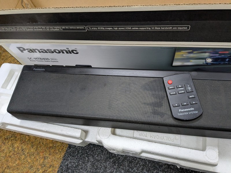 Panasonic Sound Bar Sc-Htb400 Black | 050000131442 | Cash Converters