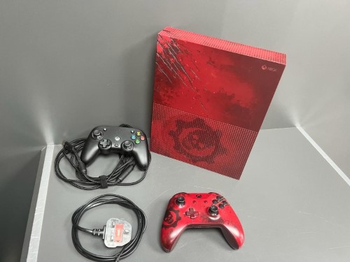 Xbox One S Gears Of War 4 Limited Edition Console (2TB) Xbox One S Red