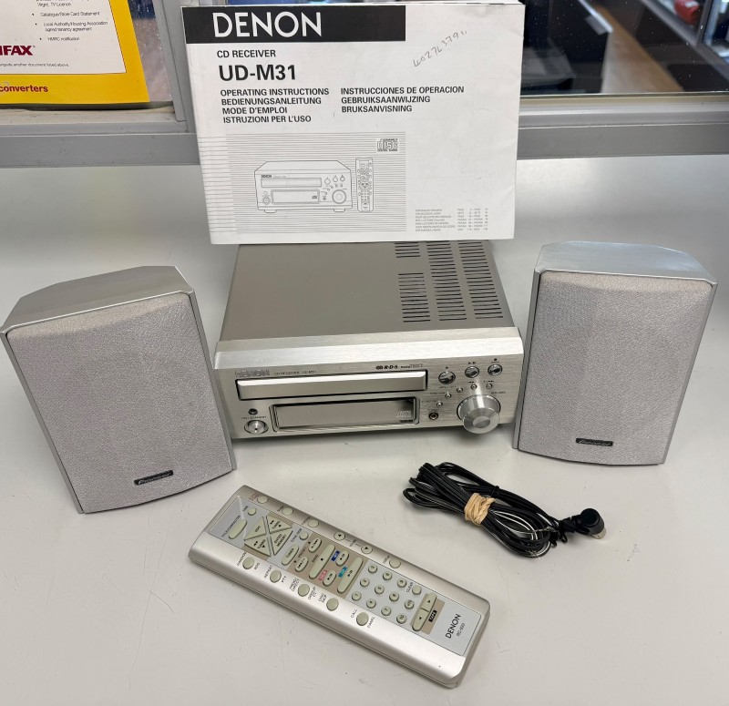 Audio Equipment Denon Ud-M31 CD Receiver W/Pioneer S-S100dv