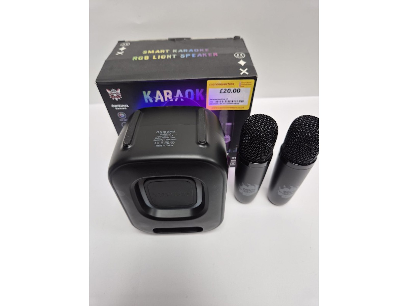 L7 Karaoke Machine W/ 2 Mics Black | 033600128140 | Cash Converters