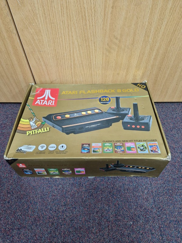 Console Atari Flashback 8 Gold (Noire) - Console De Salon Rétro - Complète
