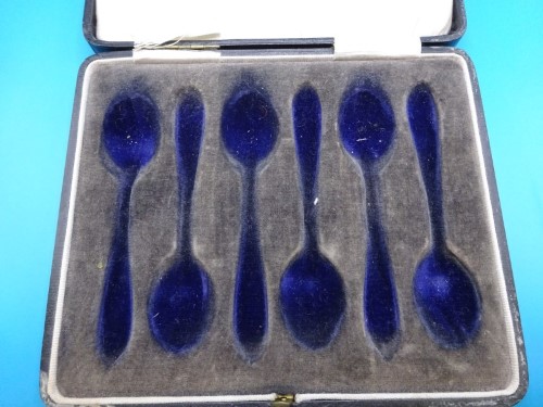 Wixleys Of Southend Set Of 6 Silver Tea Spoons Silver 036900195217