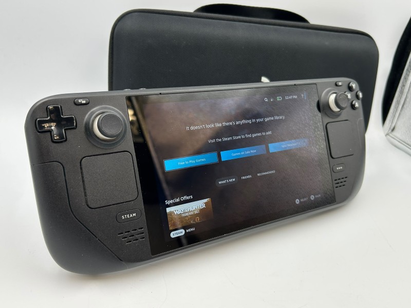 Valve Steam Deck Handheld 256GB LCD - With Charger & Case