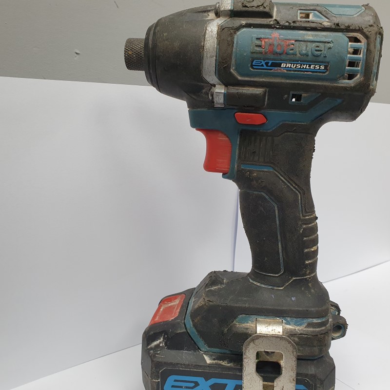 Erbauer Ecd18li Eid18 Li Drill Set for 79.99 Second Hand