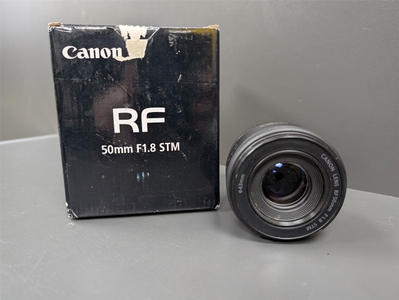 Canon Rf 50mm F/1.8 Stm Black Lens Prime for £139.99 Second Hand
