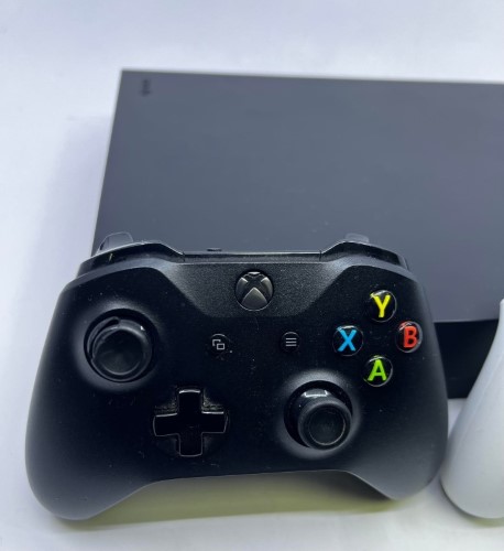 Xbox One X 1TB With Two Controllers And Leads Xbox One X Black