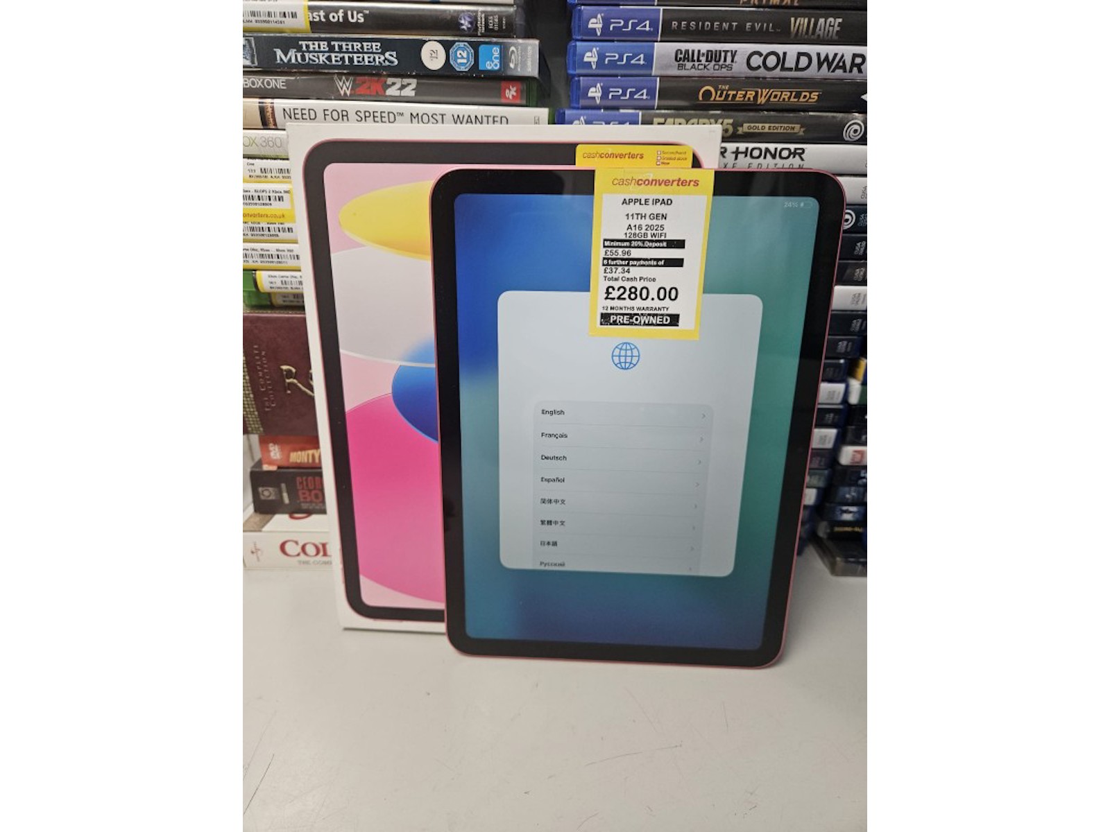 Apple iPad 11Th Gen A16 2025 128GB iPad Pink | 033500128113 | Cash ...