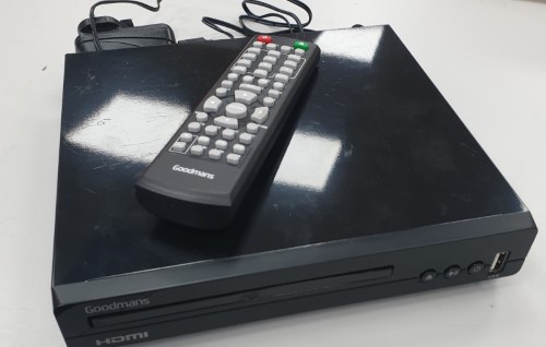 Goodmans DVD Player With Remote Black 019200190138 Cash Converters