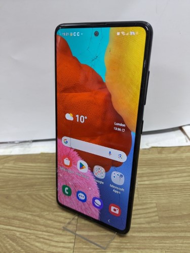 Samsung Unlocked 32GB Cracked Screen Galaxy A51 Phone 32GB Blue