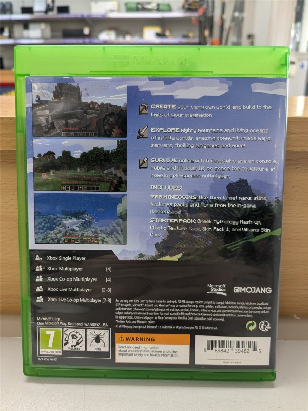 Minecraft (Crossplay) Xbox One | 054900182509 | Cash Converters