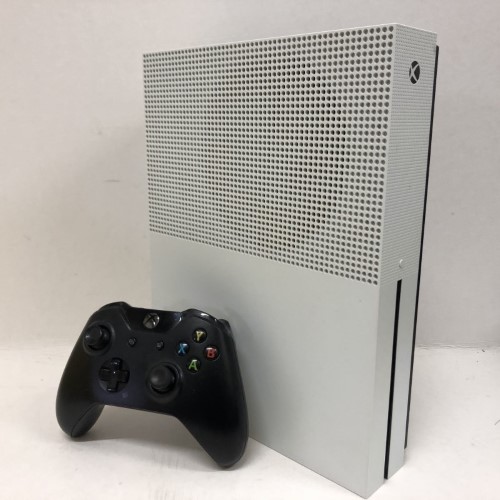 Xbox One S Console, 500GB, White With Black Controller Xbox One S White
