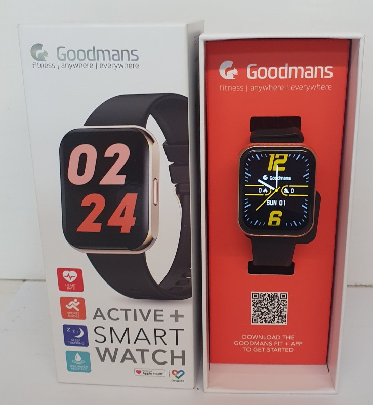 Fitness Trackers Smart Watch Goodmans Goodmans Active Smart Watch UK