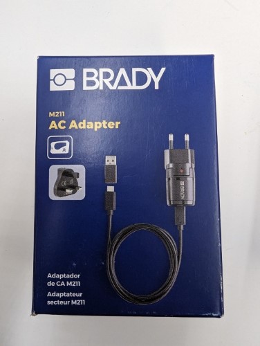 Label Maker Brady M211 Label Printer + Power Brick + Ac Adaptor