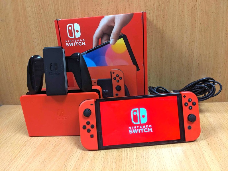 Nintendo Switch Red for £199.99 Second Hand