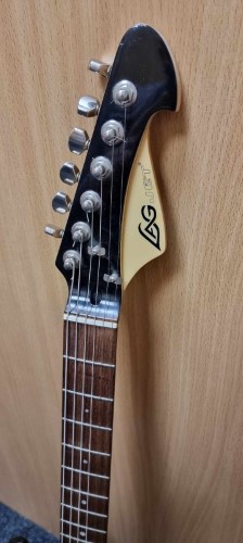 Lag Jet 6 String Right Handed Electric Guitar Black 046000101228