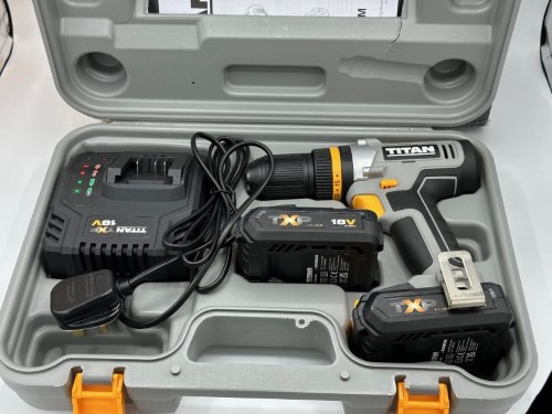 Titan cordless drill 2025 charger