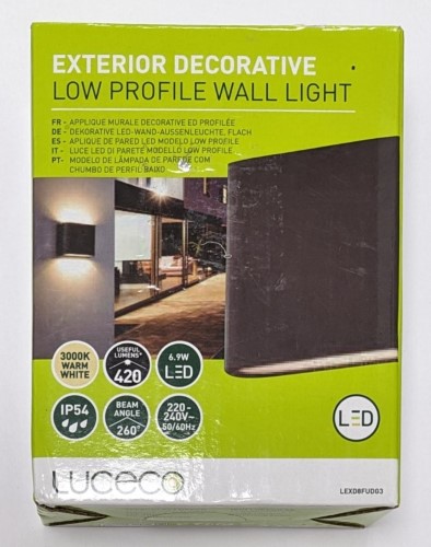 Low profile shop solar lights