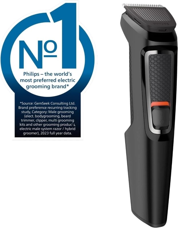 Philips Multigroom Series 3000 8-In-1 Hair Clippers Black ...