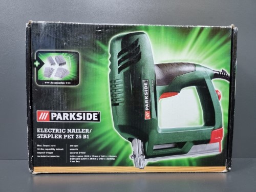 Image of Parkside PET 25 B1 electric stapler and nailer