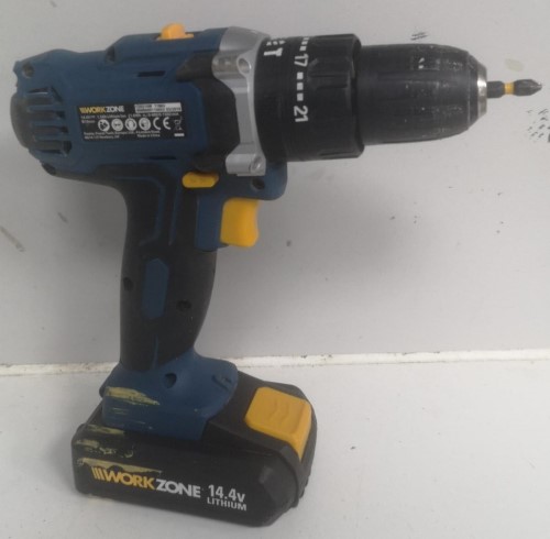 Workzone Cd1214w 14.4V Li Ion Drill With Battery