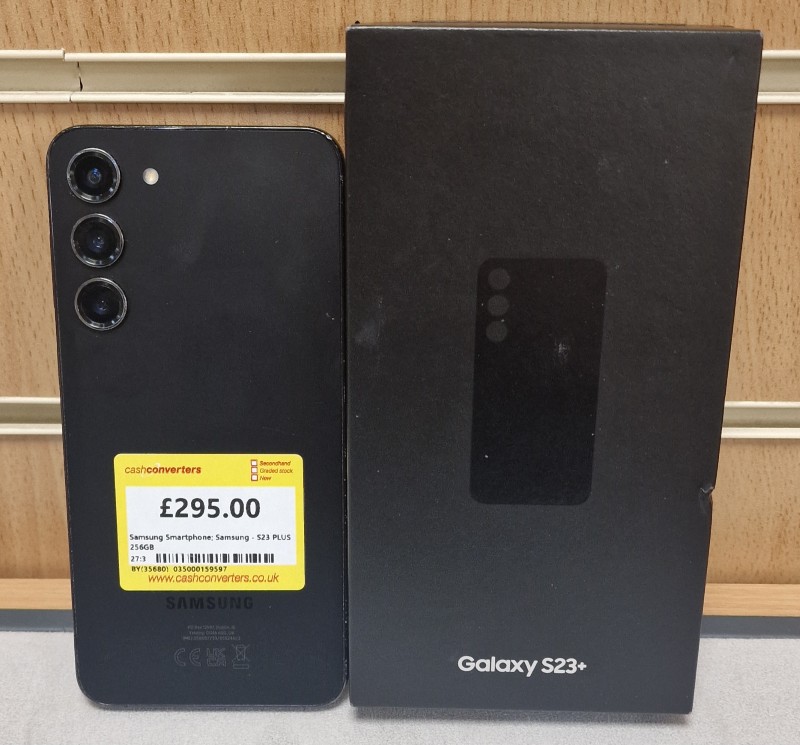 Samsung Galaxy S23 Ultra 256GB 256GB Black for £349.99 Second Hand