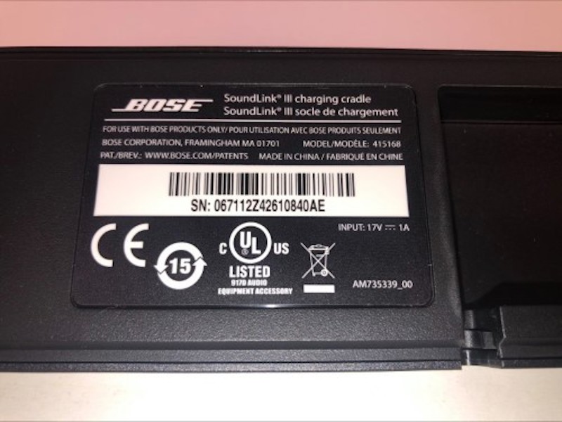 Socle de chargement pour Bose SoundLink Revolve