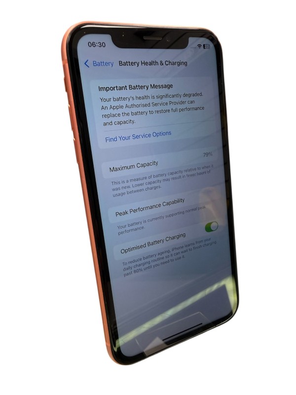Apple iPhone Xr Unlocked, 64GB, Ios18, 6.1