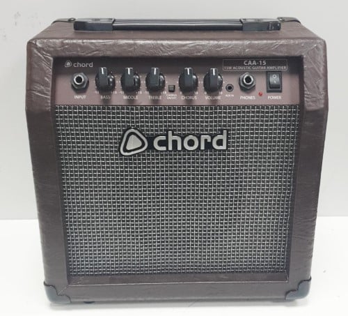 Chord Caa 15 Acoustic Guitar Amp Brown