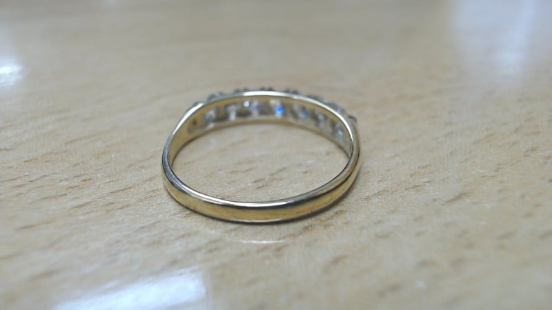 9ct 7 Stone Cz Dress Ring Yellow Gold Ring Size O | 046400100376 | Cash ...