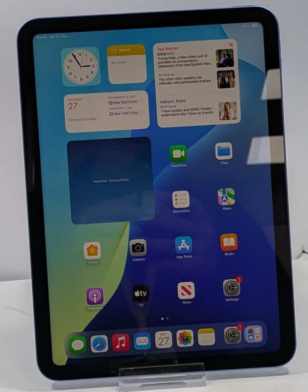 Apple iPad 10Th Gen Mpq13b/A 64GB Blue for £229.99 Second Hand